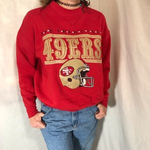 Vintage Champion 49ers Pullover Crewneck Sweater